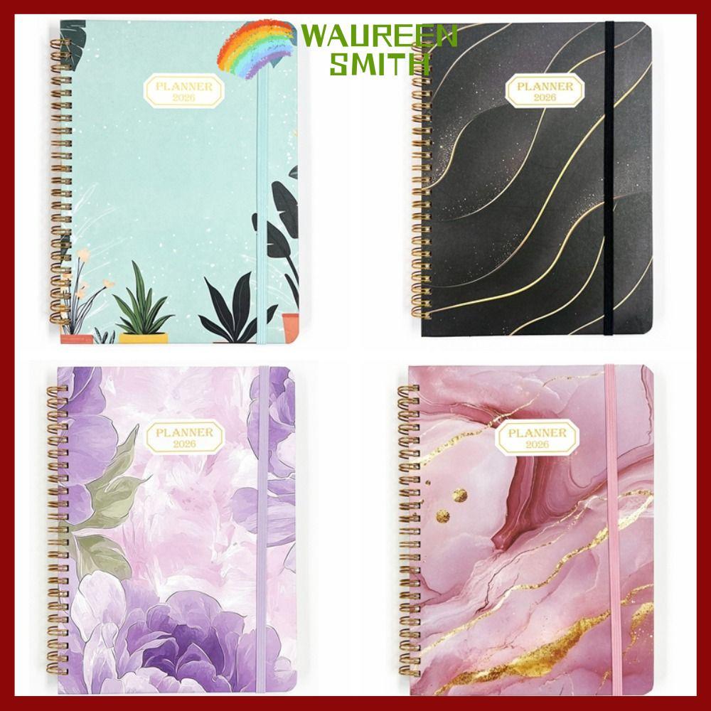 WAUREENSMITH 2026 Planner, Jan.2026 - Dec.2026 Lịch A5 2026, Chương trình nghị sự hàng tuần và hàng 