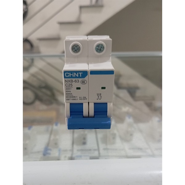 ⚡ Aptomat MCB 2 Pha CHINT NXB2-25 – 25A