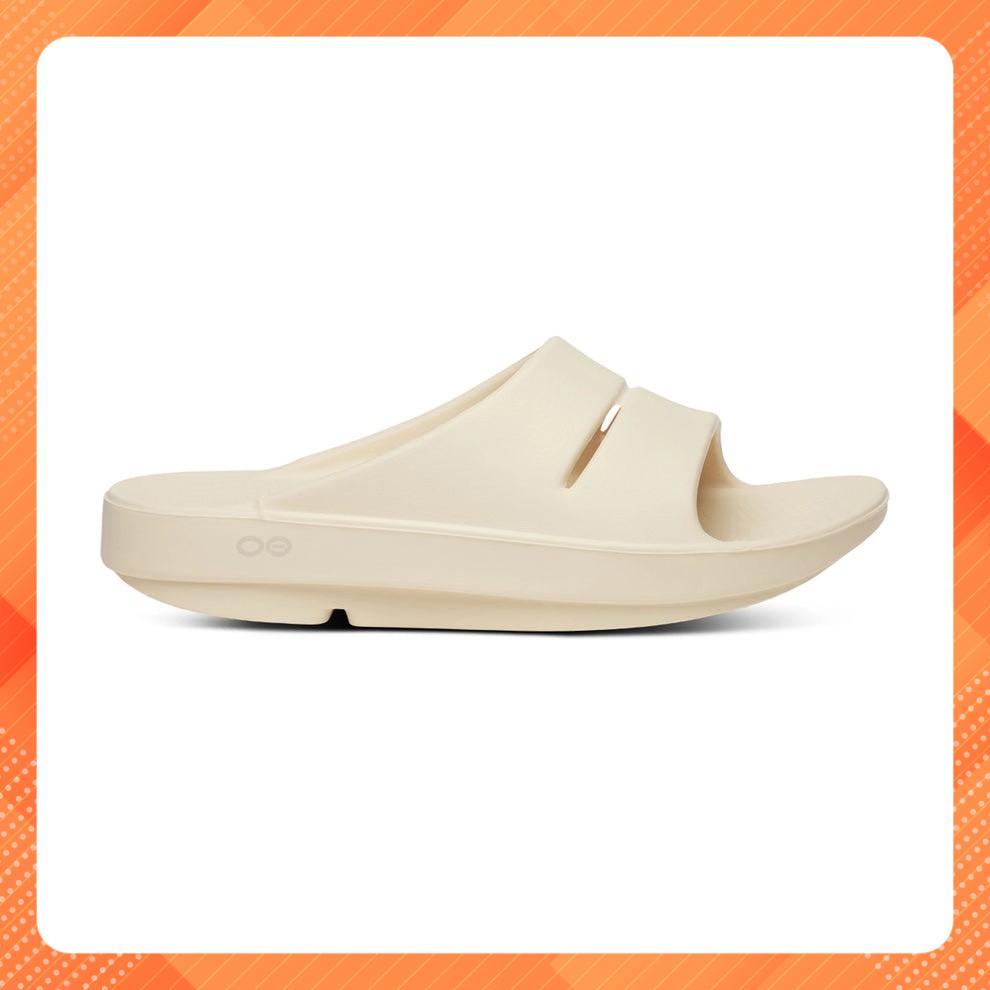 Dép phục hồi sức khoẻ chính hãng OOFOS - Dép Unisex Healthy - Kem - Beige