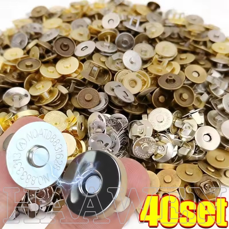 [Haven Living] Bộ nút hút từ tính phong cách hoa mận - Mạnh mẽ cho túi hành lý