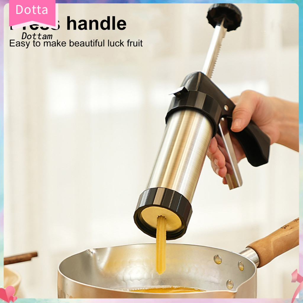 Dottam| Dụng cụ ép Churros Máy làm Churros Máy làm Churro Máy làm bánh bằng thép không gỉ có đầu ống