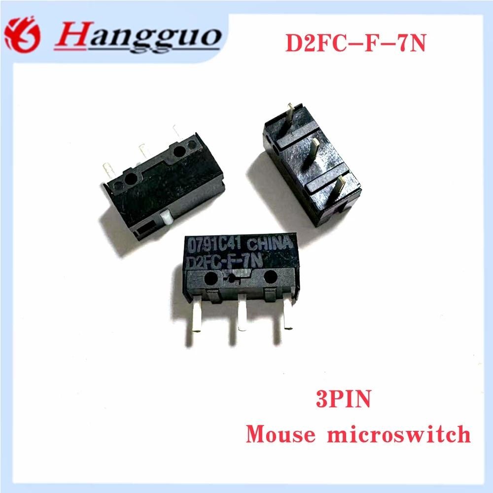 5-20 Cái / lốc Chuột Chính Hãng Mới Micro Switch D2FC-F-7N Nút Chuột Fretting D2FC-E-7N D2FCauto Phầ