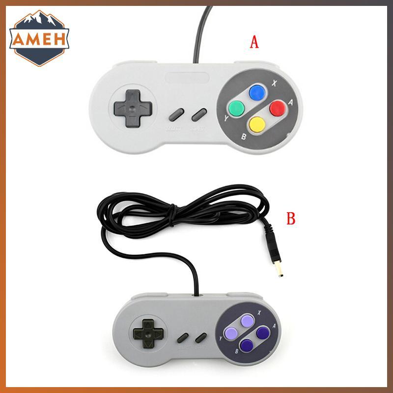 Technicolorepic USB Retro Siêu Điều Khiển Cho SF SNES PC Windows Mac Phụ Kiện Trò Chơi TEC