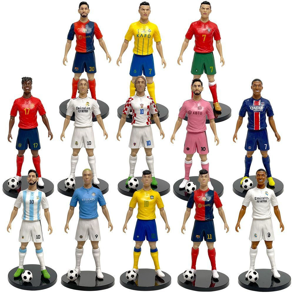 New Product#Football star Messi C Roomba Pei trendy toy figurine model desktop decoration boy's gift