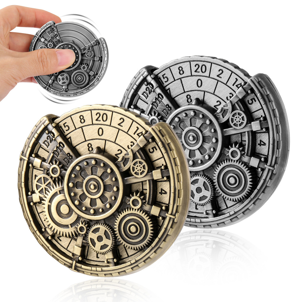 Mô Hình Riêng Sản Phẩm Mới Destiny Gear Fidget Spinner Bàn Xoay DND Game Xúc xắc Nhập Vai Đồ Chơi [H