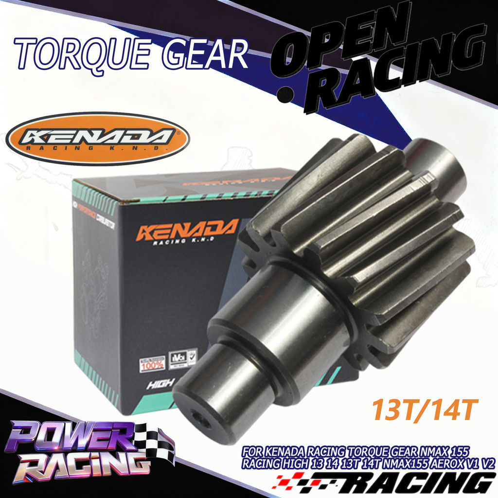 KENADA RACING TORQUE GEAR NMAX 155 RACING CAO 13 14 13T 14T NMAX155 AEROX V1 V2