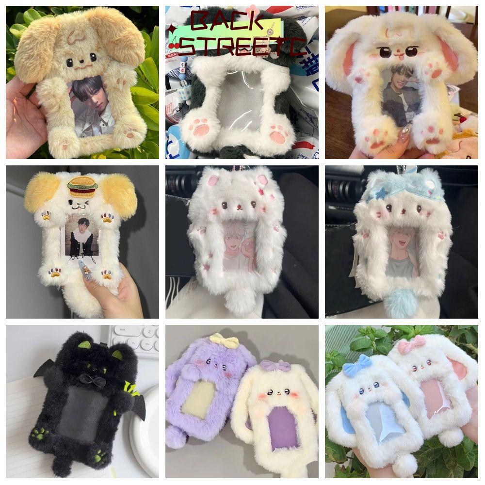 Hộp đựng thẻ ảnh BACKSTRETC2, Thẻ ảnh đa chức năng cho thỏ / chó / mèo, Thỏ tai lớn chất lượng cao /