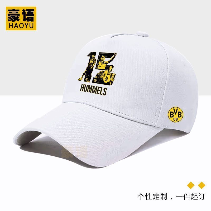 Bán chạy 2026 Dortmund Hummels No. 15 Đài tưởng niệm Phiên bản đặc biệt Mũ bóng chày Mũ thể thao ngo