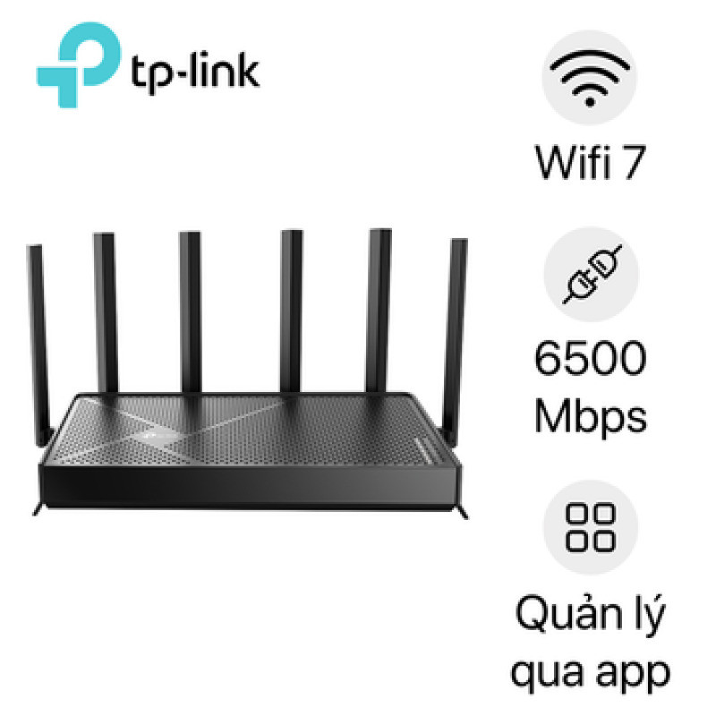 Router Wifi 7 Tp-link Archer BE400 BE6500 băng tần kép