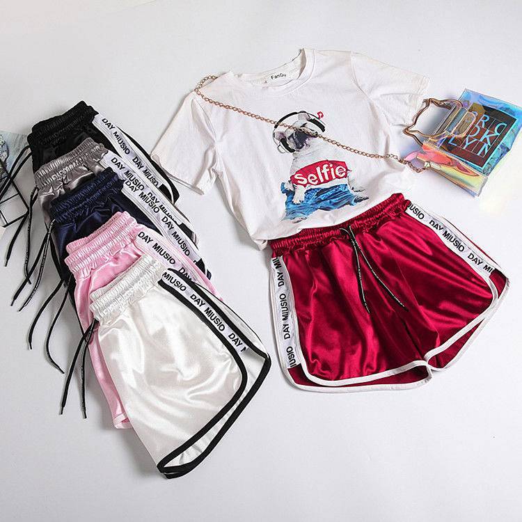 Silky Sports Summer New Baggy Pajama Pants All-Matching Base Wide-Leg Pants Fitness Casual Running S