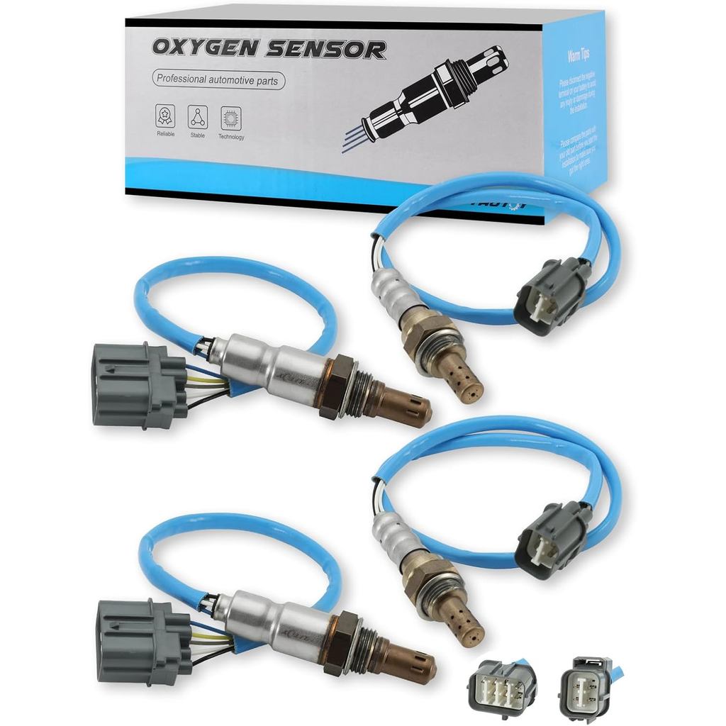 4 CÁI 234-5010 234-4355 234-4368 O2 Cảm biến oxy Thượng nguồn và hạ lưu (3.0L 3.2L 3.5L) cho Honda A