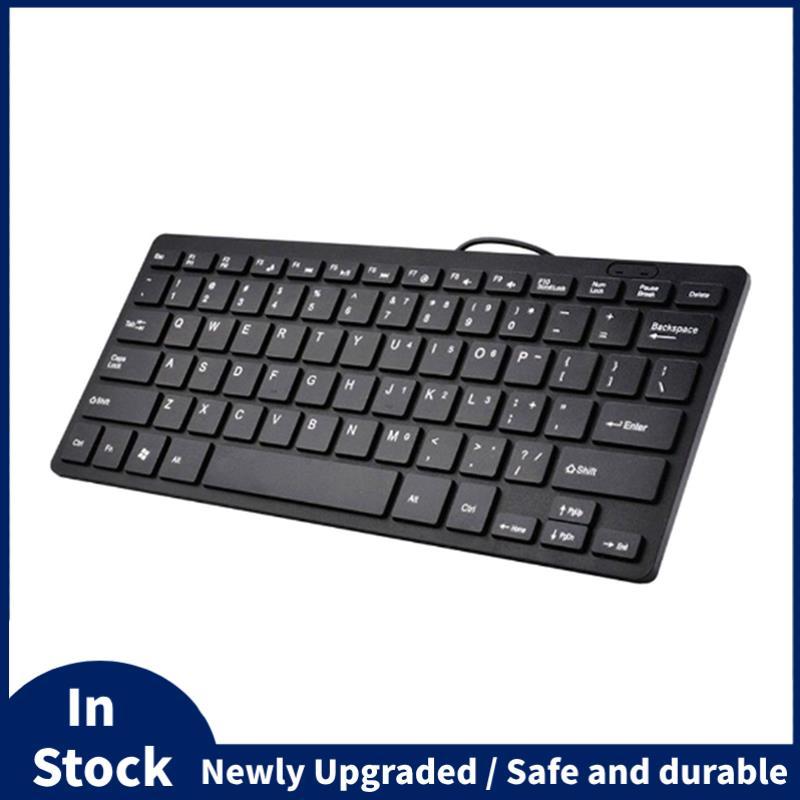 Bàn phím có dây nhỏ gọn Bàn phím siêu mỏng USB cho bàn phím chơi game Mini PC A