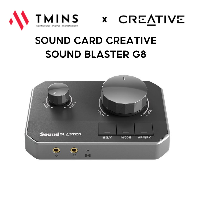 Sound card Creative Sound Blaster G8 , Blaster G3 | Card Âm thanh gắn ngoài - Hàng chính hãng