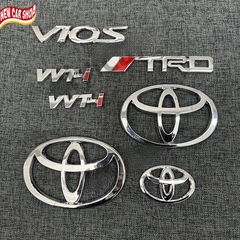 Toyota VIOS DUGONG 2007-2013 NCP93 mạ điện mặt trước và sau logo Toyota