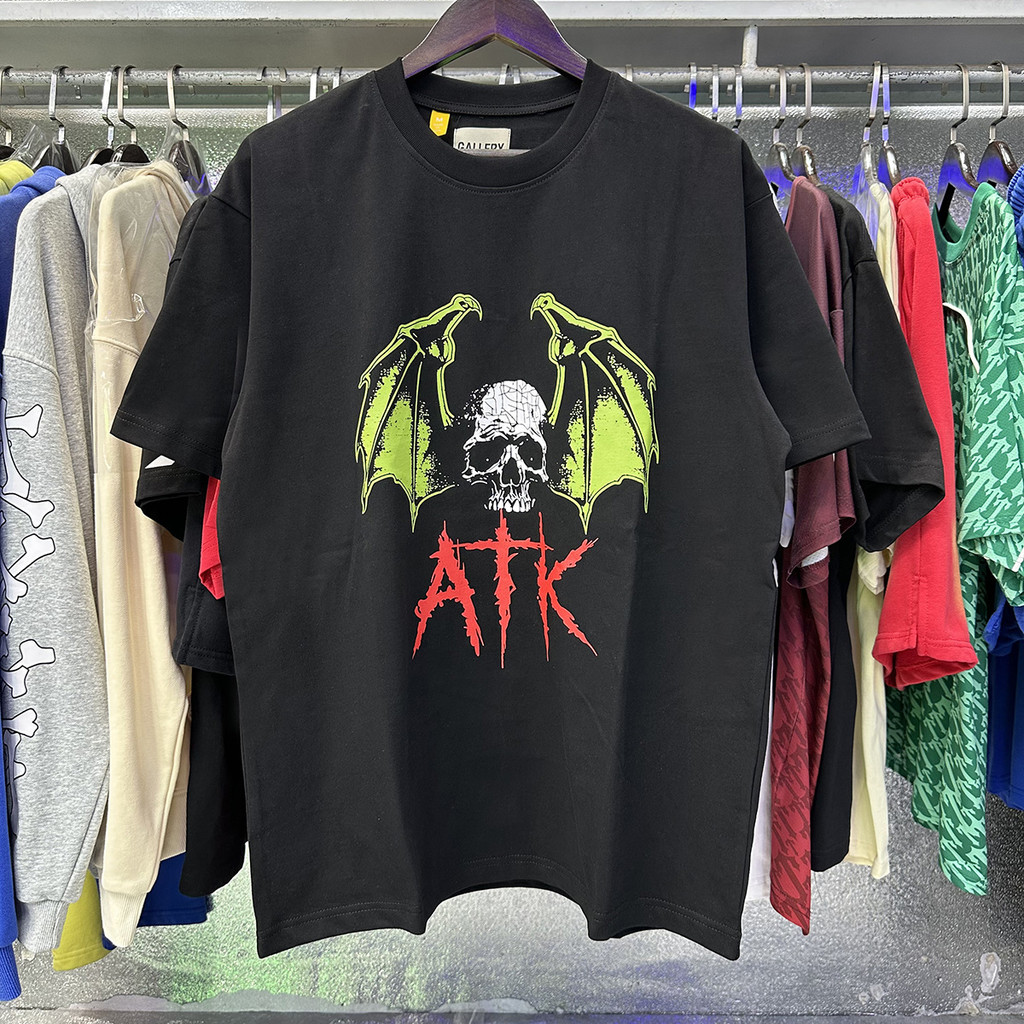 NSMH New Gallery Dept ATK NIGHT TEE Dark Night Demon Print Double Yarn Heavyweight Casual Wear