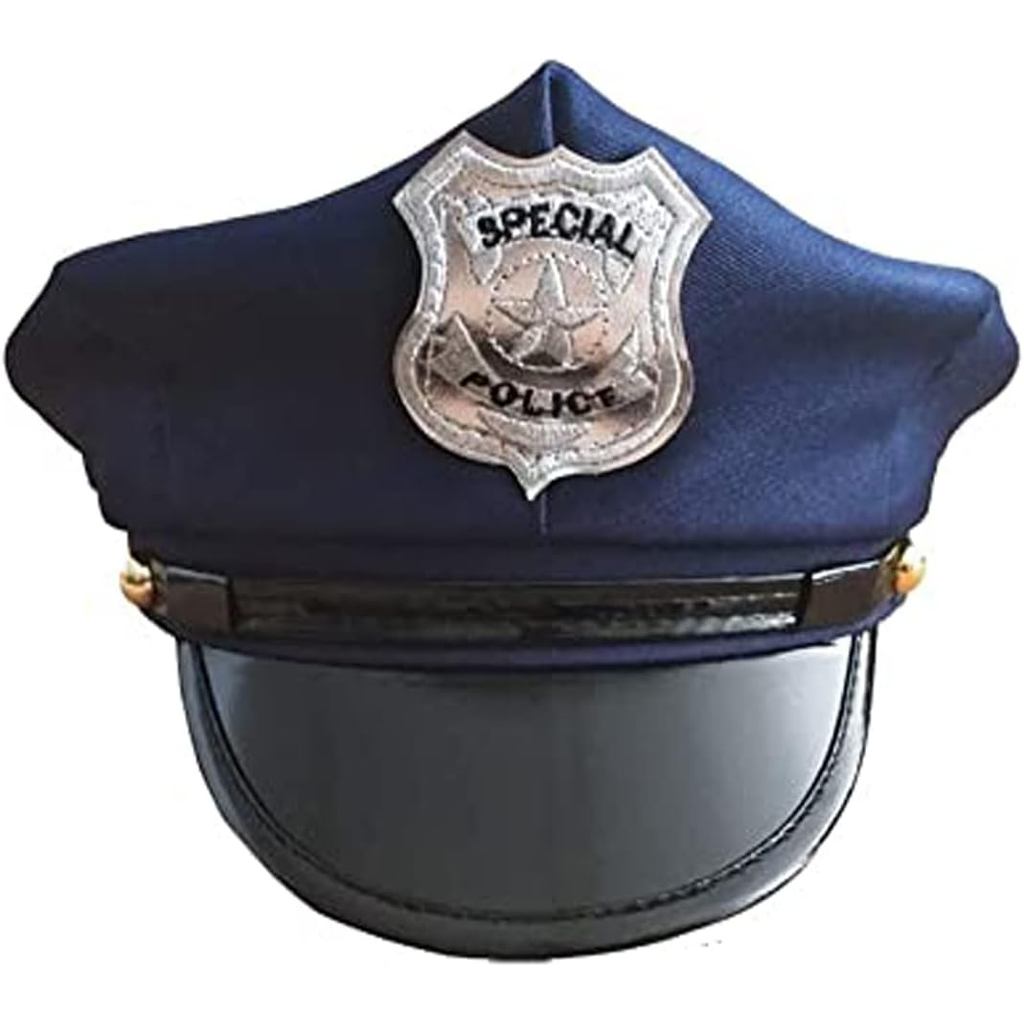 Mũ cảnh sát BinaryABC Mũ cảnh sát sĩ quan Mũ cảnh sát - Phụ kiện tiệc Cosplay Halloween