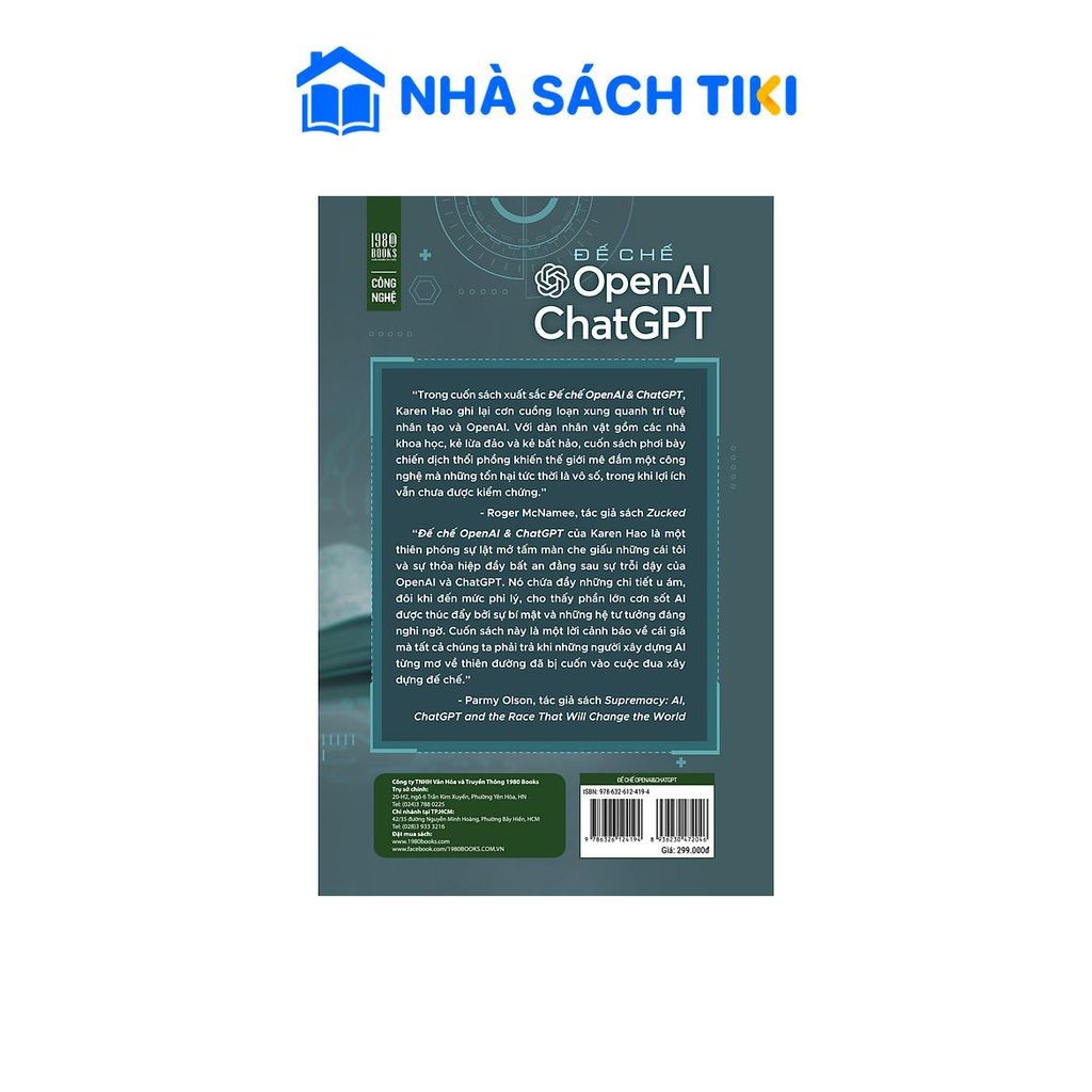 Sách Đế Chế OpenAI & ChatGPT