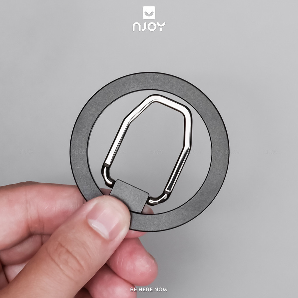 Giá đỡ iRing Njoy hít magnetic kim loại siêu mỏng cho iPhone Samsung
