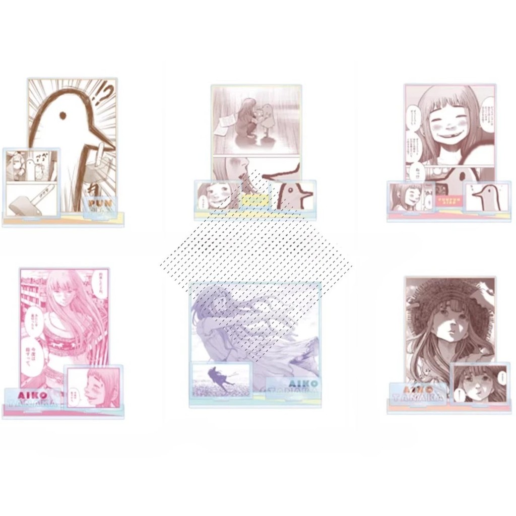 Standee Oyasumi Punpun mô hình Mica nhân vật Punpun Onodera Aiko Tanaka Sachi Nanjou trang trí Anime