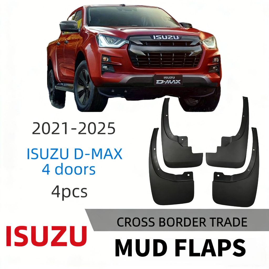 Thích hợp cho 21-25 Suzuki Isuzu D-MAX Chắn bùn bốn cửa Isuzu D-MAX4 cửa Chắn bùn