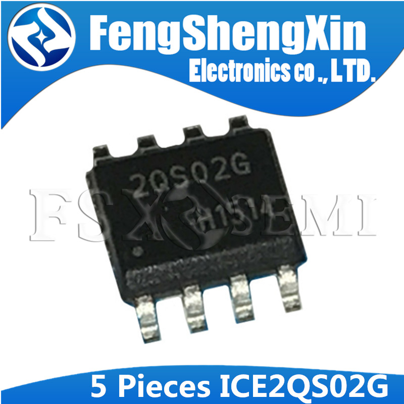 5 CHIẾC ICE2QS02G SOP-8 2QS02G SOP ICE2QS02 SOP8 Bộ điều khiển PWM cộng hưởng IC