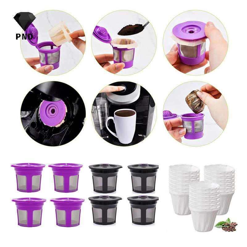 PND Giấy dùng một lần Giấy lọc cà phê cho Keurig Cốc K tái sử dụng cho máy pha cà phê Keurig Bộ lọc 