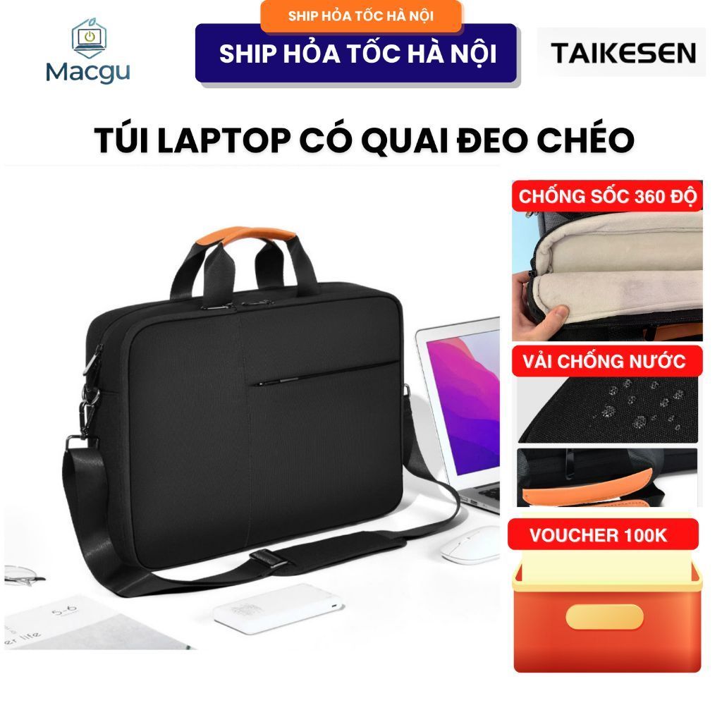 Túi xách Laptop, macbook taikesen chống sốc 13/14/15/16inch bảo vệ máy 360 nam nữ công sở-tks16