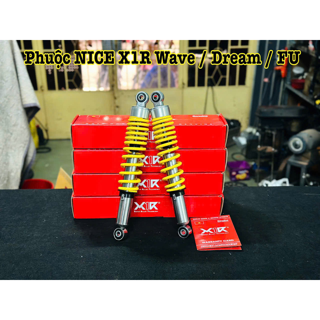 Phuộc Sau Nice X1R Dành Cho Xe : Wave / Dream / Future Các Đời Gắn Như Zin ( Size 340MM ) >>>>
