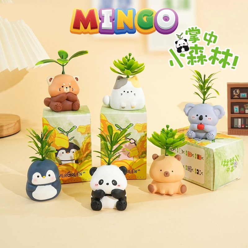 Mô Hình Thú Cưng Mini Trang Trí Bàn Làm Việc Cây Xanh Decor Phòng Học Xe Ô Tô Dễ Thương Quà Tặng - M