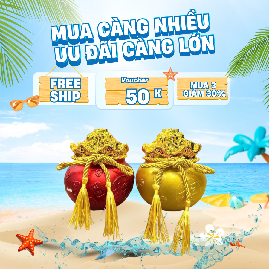 Hũ Kẹo Kim Tiền Sứ mã mới 2026, hũ kẹo tài lộc, hộp kẹo thần tài 2 màu đỏ vàng 120gram