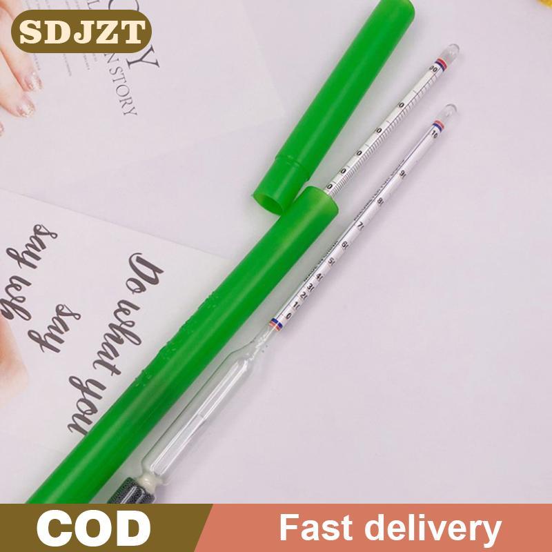 Null 0-100 Độ Thủy Tinh Rượu Rượu Đồng Hồ Đo Nồng Độ Rượu Rượu Rượu Me null