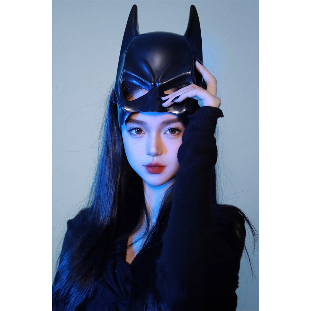 Hóa Trang cos Influencer Catwoman Halloween Nightclub Bar Batman Mask Photo lõm Modeling Mask ins