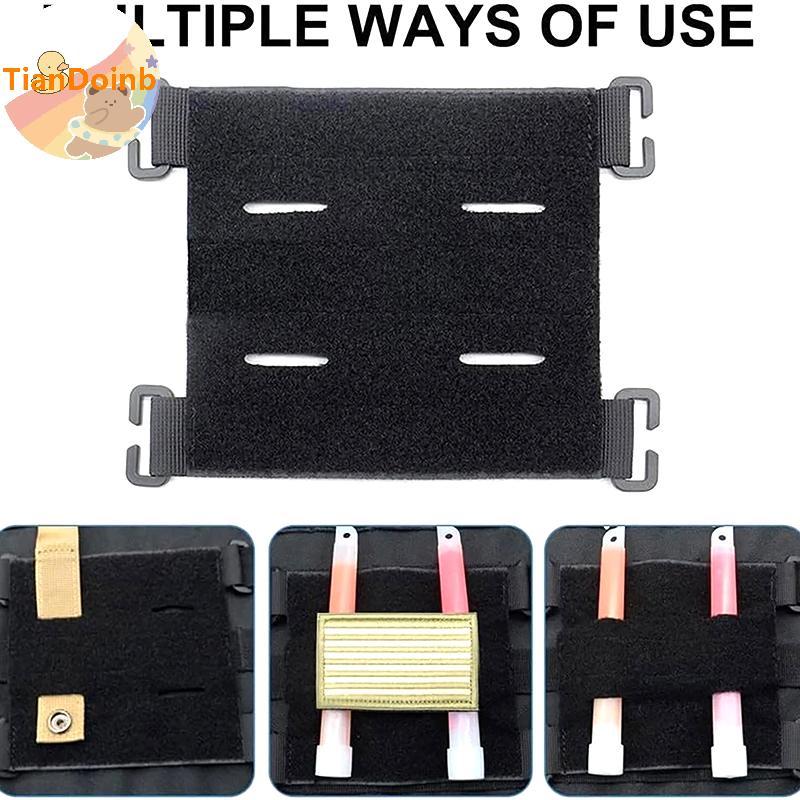 TianYe Nylon Patch Panel Mini Patch Board Móc Vòng Miếng Dán Hiển Thị Giá Đỡ Cho Ba Lô Tấm Carrier D