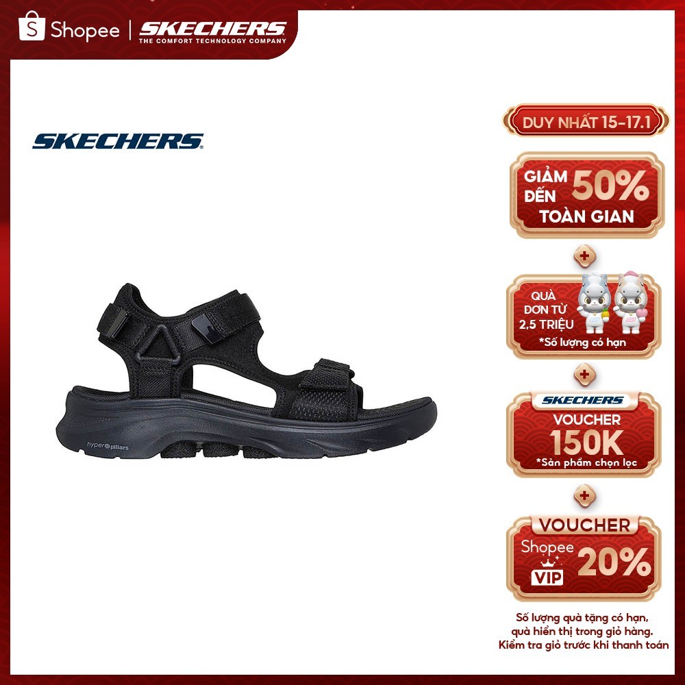 Xăng Đan/Dép Nữ Skechers On-The-GO GOwalk 7 Sandal Landon Đi Bộ - 141064-BBK Goga Mat