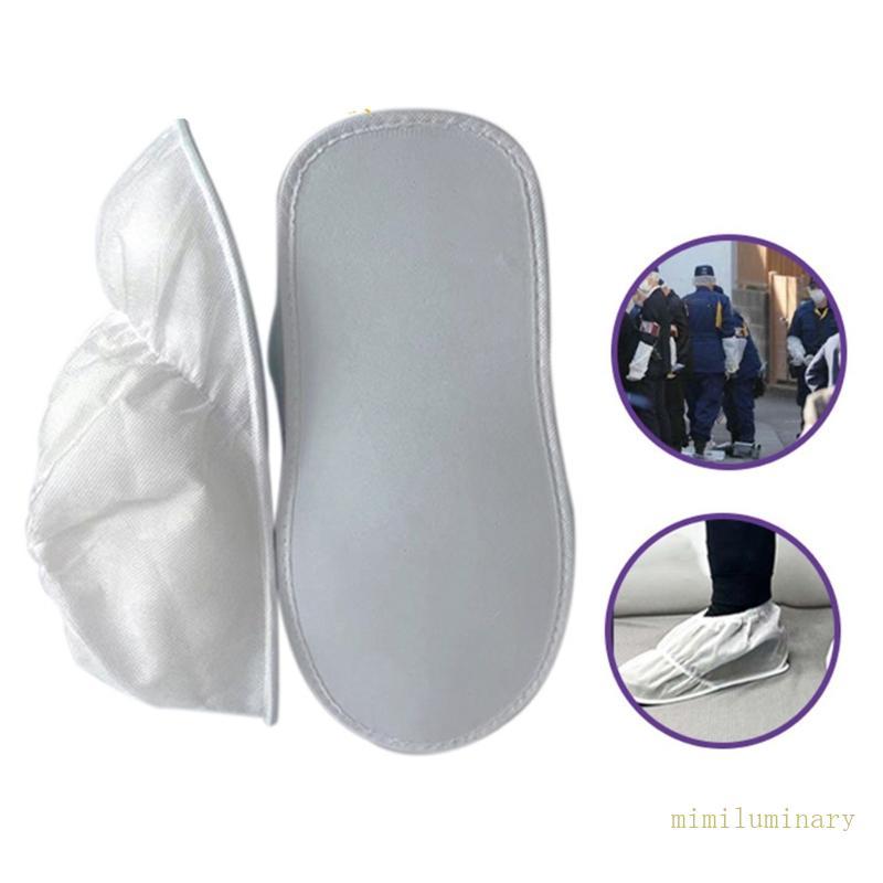 IVY Giày Dùng Một Lần Vải Chống Trơn Trượt Boot Có Thể Tái Chế Giày Booties Bao Chân Booties Có Dành