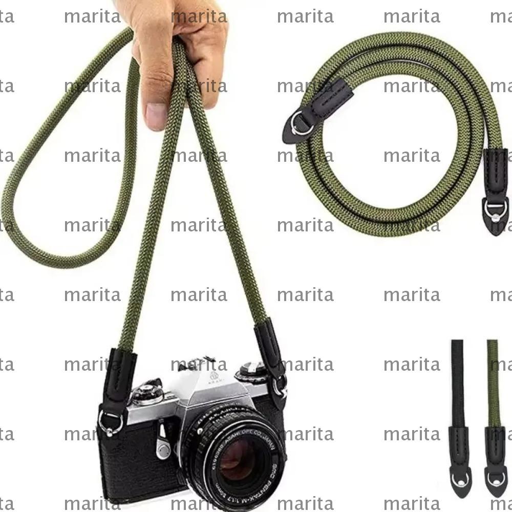 Dây đeo vai máy ảnh MARITA, Dây buộc bền có thể điều chỉnh, Dây đeo cổ máy ảnh Nylon cho Nikon Leica