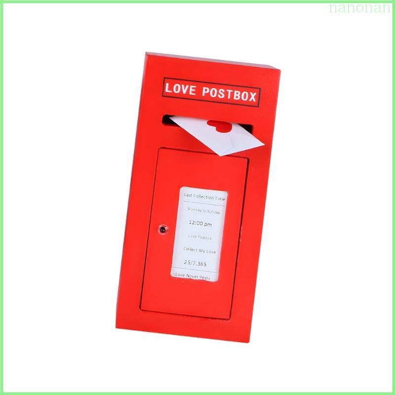 Nan Gói Hộp Thư Sáng Tạo Love Note Hộp Thư Bộ 50 Phong Bì 50 Giấy Trống 60 Miếng Dán Để Làm Tay Lãng