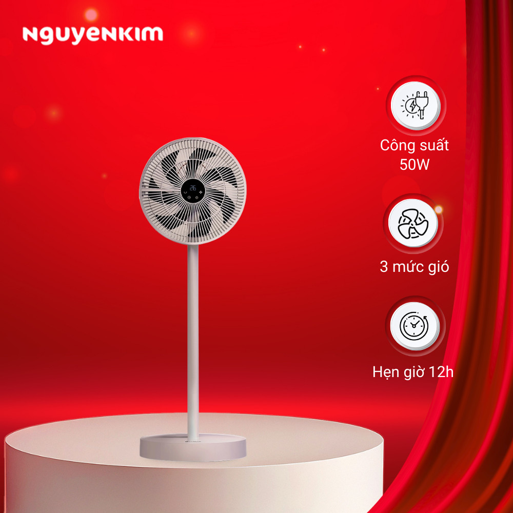 [Mới 2025] Quạt đứng có thể gấp gọn Lumias F06 Lite Hồng
