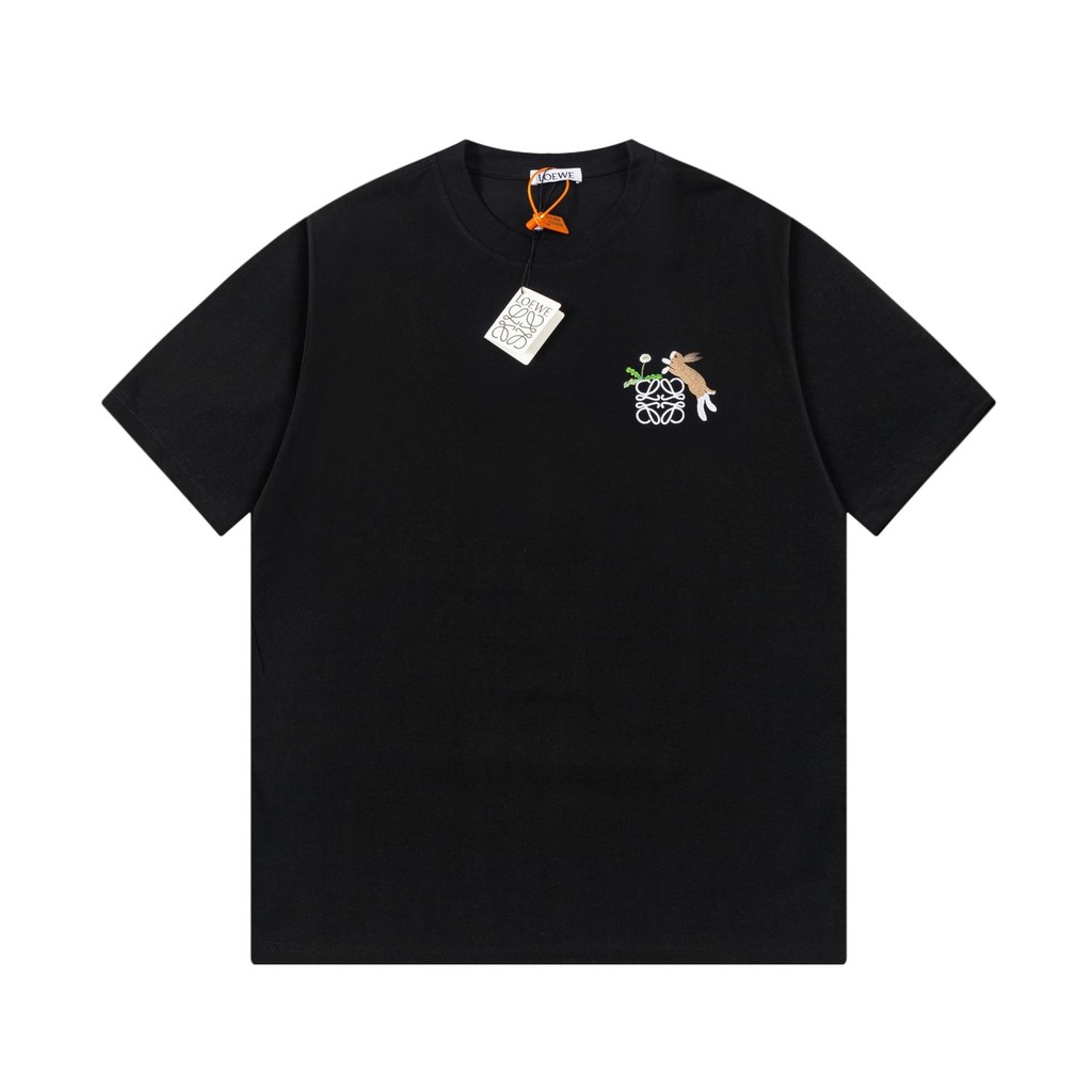 Áo thun nữ LOEWE tay ngắn phong cách mới, phù hợp mùa xuân