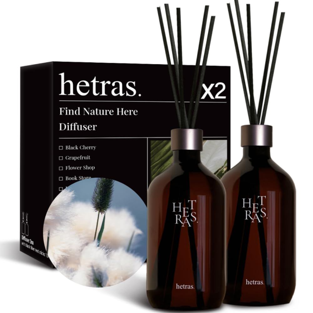 Hetras Premium Large Capacity Diffuser - Grapefruit 500ml 2ea Set  Hetras Premium Large Capacity Dif