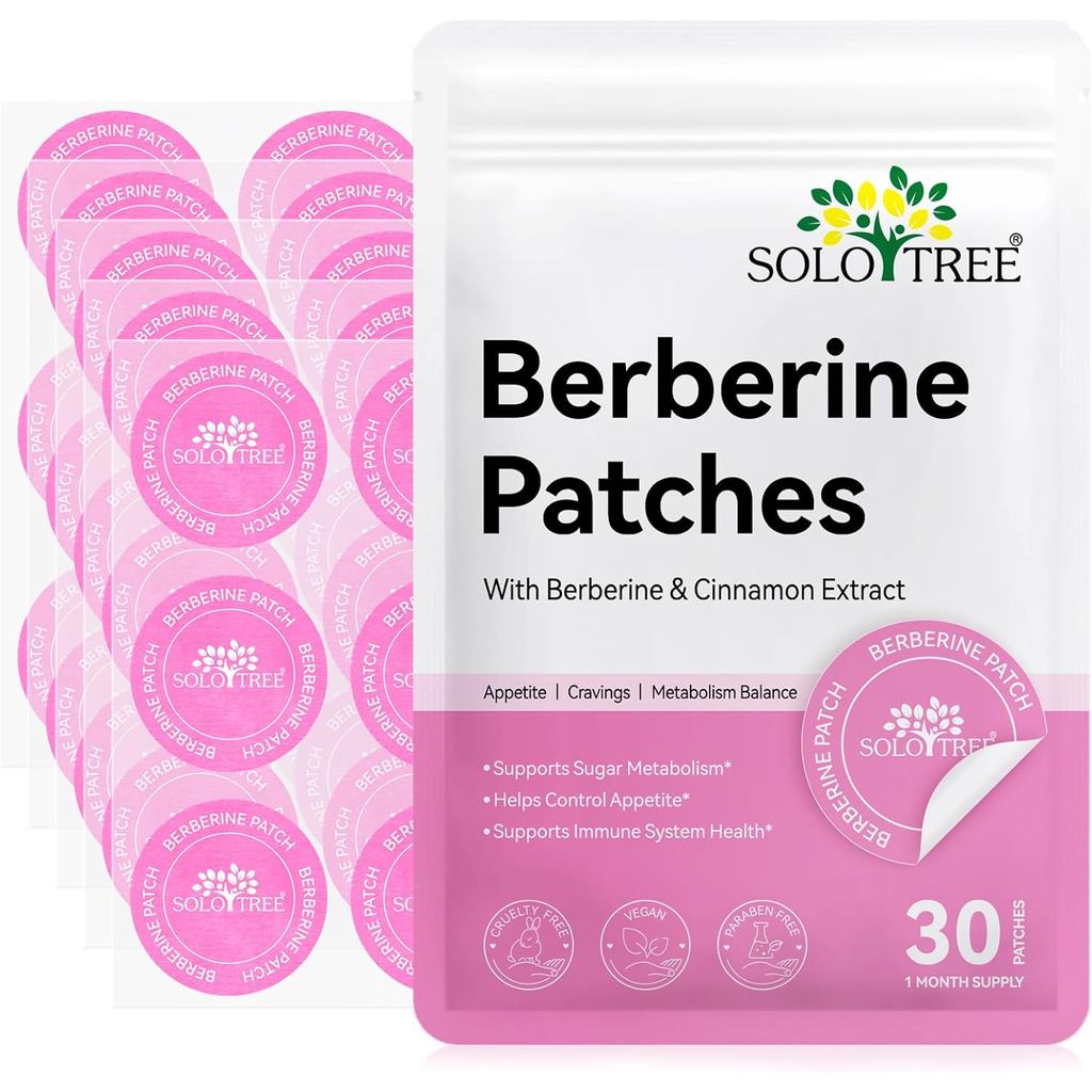 Miếng dán Berberine, Miếng dán cổng Berberine với chiết xuất từ Berberines & Quế, Miếng dán kiểm soá