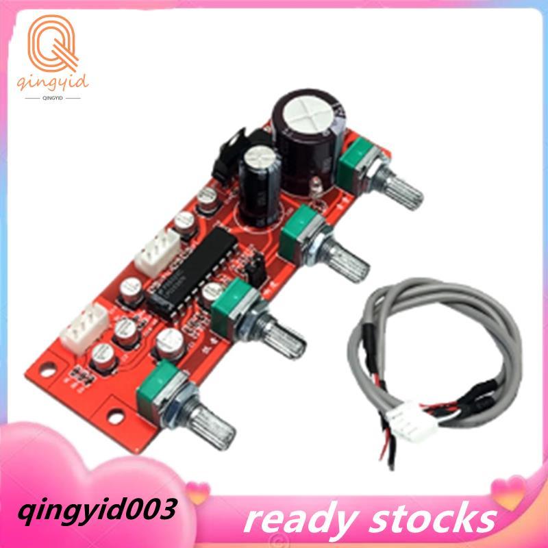 LM1036 Bảng tiền khuếch đại Preamp Bộ khuếch đại âm thanh NE5532 Điện áp đi kèm cáp