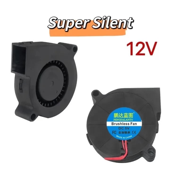 Quạt sò Nidec Servo Quạt sò 5015 12VDC hàng mới Quạt Sò Tản Nhiệt 12V Fan - E113