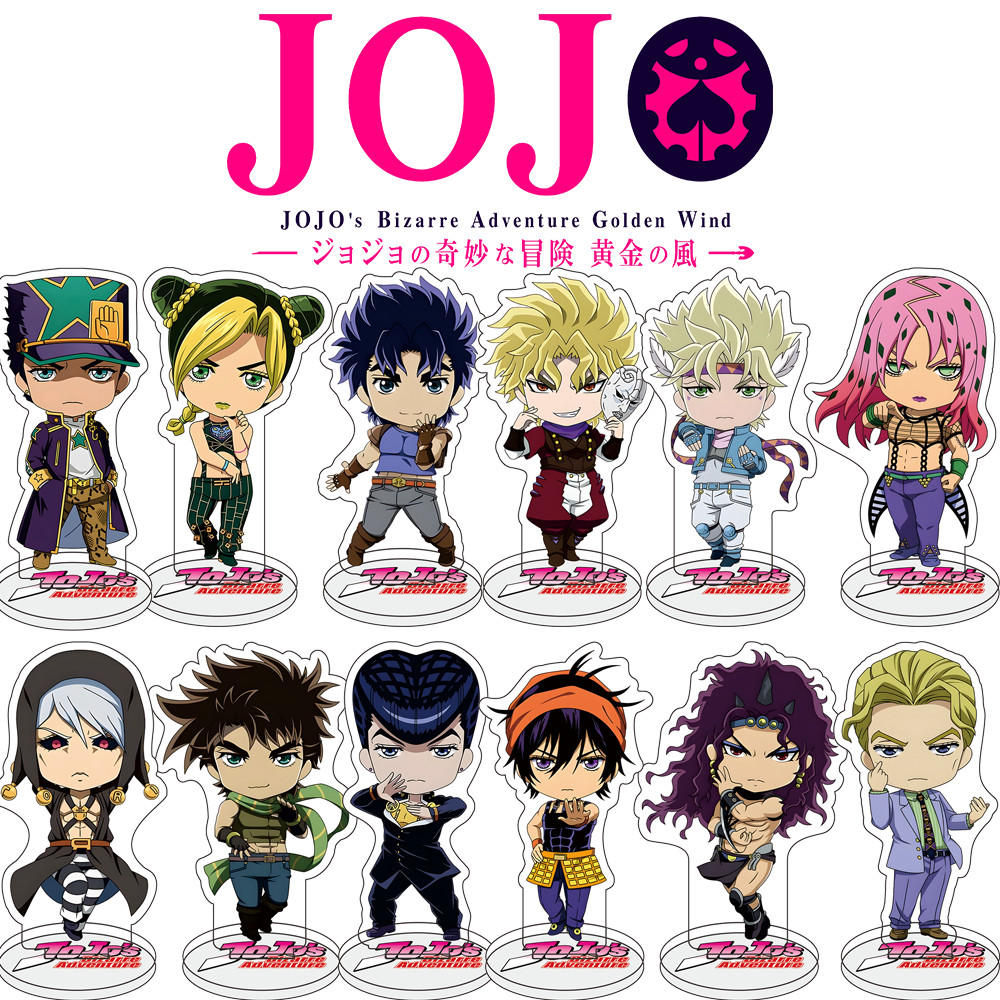 JoJo's Bizarre Adventure Acrylic Stand 10cm  Anime Figure Collectible Desk Display Model Gift for Fa