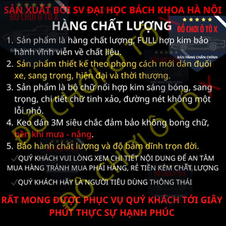 Chữ santafe đuôi xe