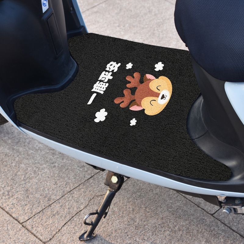 [Cần cắt] Thảm lót chân xe đạp điện Thảm xe máy Vòng dày Tấm lót chân đa năng cho xe máy điện Thảm c