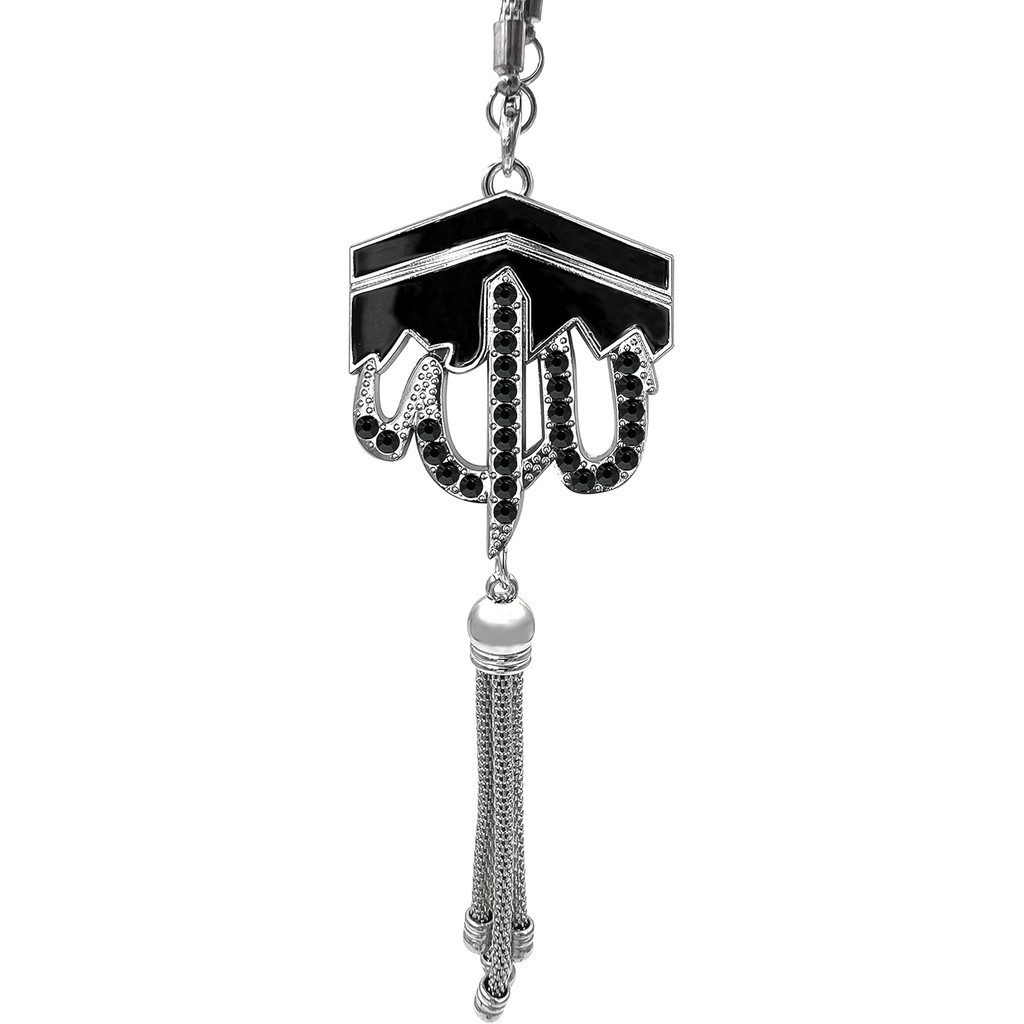 Móc treo gương phía sau ô tô Hồi giáo - Allah Muhammad Hồi giáo Al-Quran Ramadan Eid Thư pháp Hồi gi