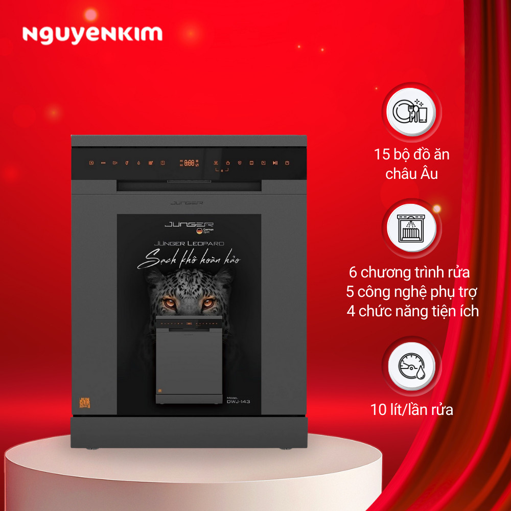 Máy rửa chén Junger DWJ-143