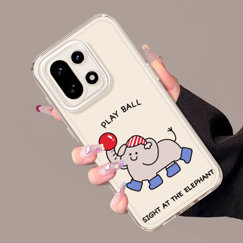 Big Stupid Elephant Thích hợp OnePlus 15 Ốp điện thoại Phong cách mới 1Plus 13T Trong suốt Chống sốc