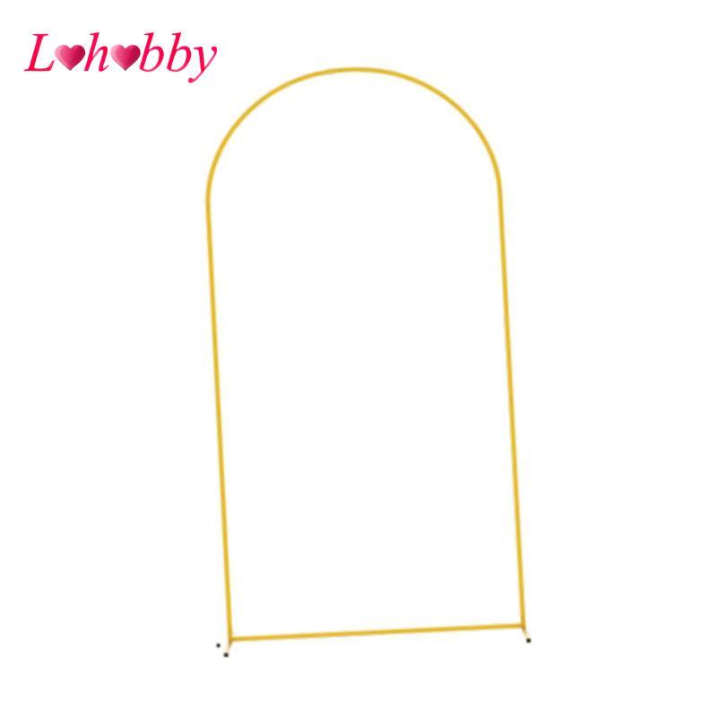 Kim loại Arch Backdrop Stand Arch Backdrop Frame Round Top Arch Stand cho cô dâu